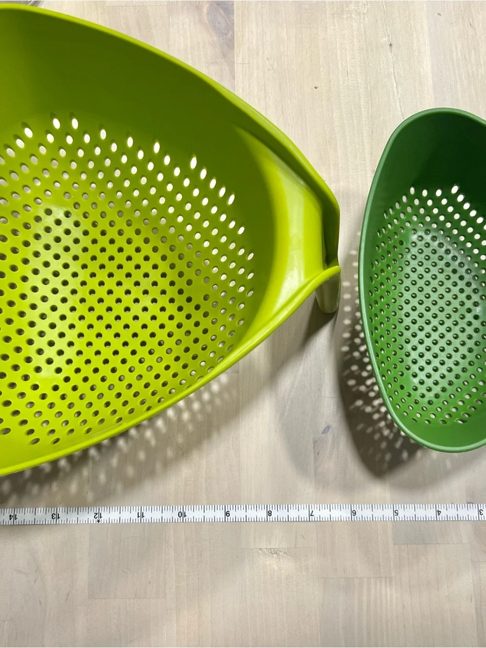 Joseph Joseph Nesting 2-Piece Colander Set - Lime Green